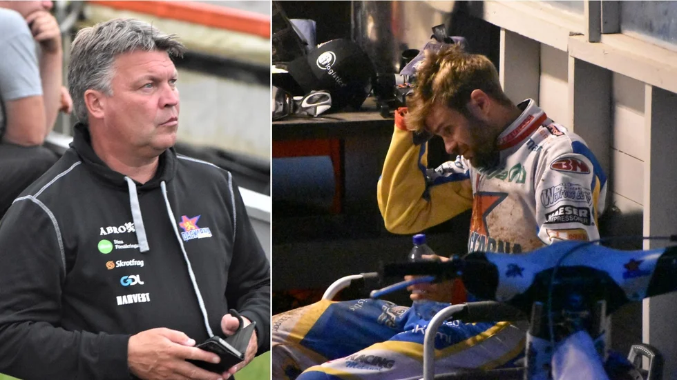 Mikael Teurnberg och Rasmus Jensen hade lätt att hålla sig för skratt efter tisdagskvällens match mot Indianerna. Det blev visserligen en bonuspoäng, men samtidigt ett skrällresultat i Motala.