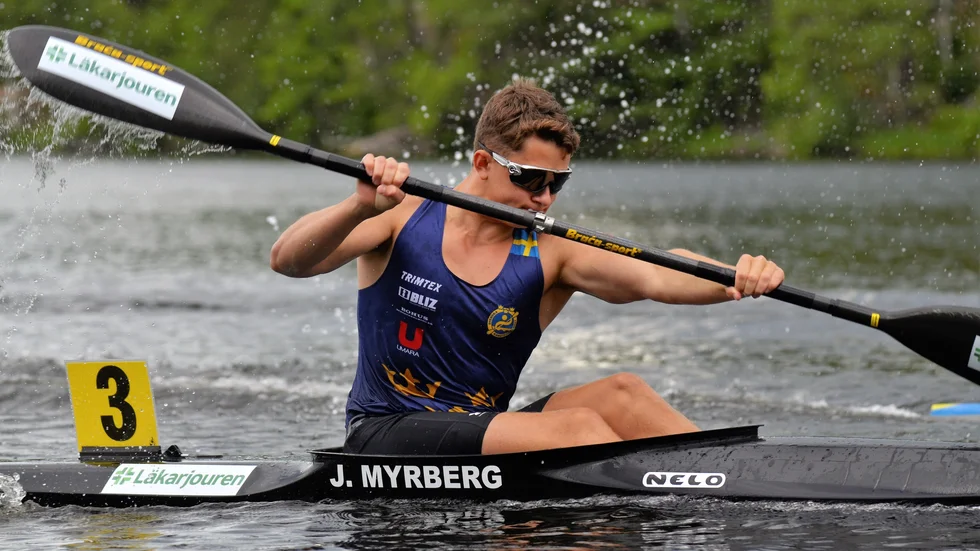 Johan Myrberg, Luleå Kajakklubb, tävlar i NM som körs i Tammerfors till helgen.