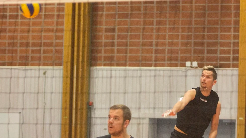 Tomas Mroz var VVK:s bäste spelare mot Sollentuna, men han var lite för ensam. Foto: Johan Järup
