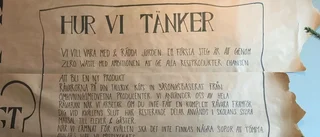 Vörtbröd på kaffesump med nolltolerans mot matsvinn på Nyköping strand