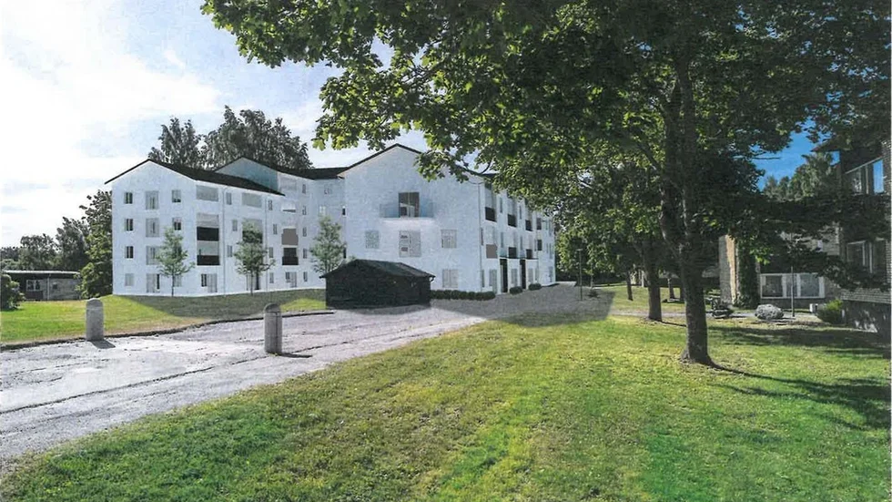 Så här ska de nya husen se ut, enligt Carlstedts arkitekters ritningar.