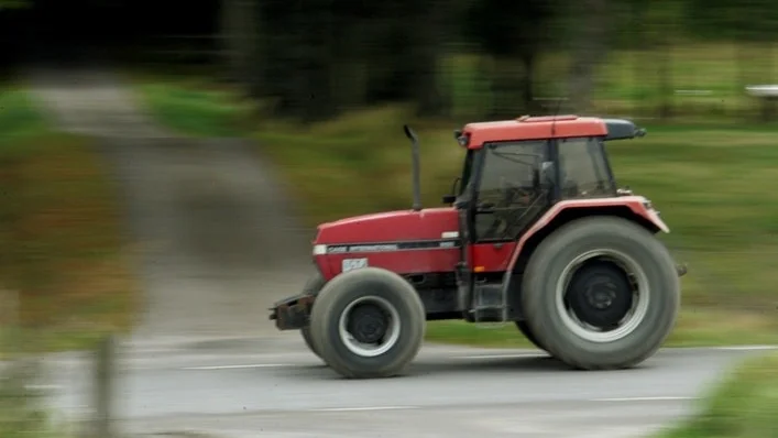 Tre traktorer, och en lastbil, blev av med drivmedel (bilden är tagen i annat sammanhang).