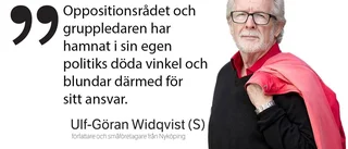 Debattkrönika: "Nyköpings allians lämnar stolar tomma"