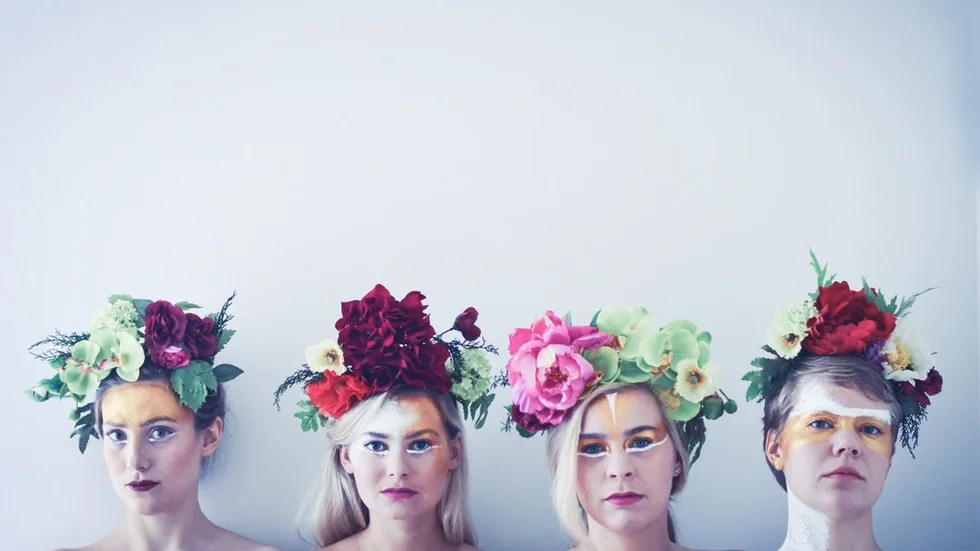 Åkervinda uppträder på a capella festival i London.