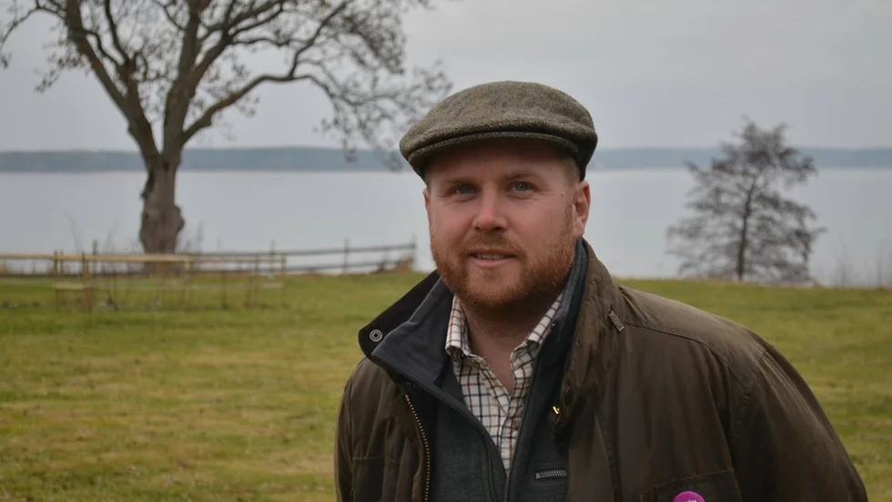 Johan Lagerholm är rådgivare till lantbrukare inom både djurhållning och växtodling. Foto: Privat