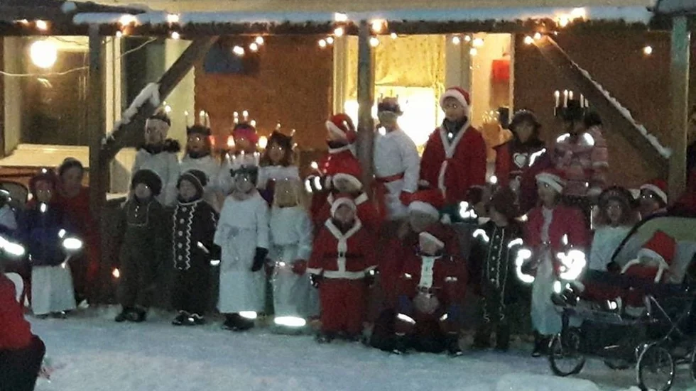Mysig morgon på Saffranets förskola på Arnö.