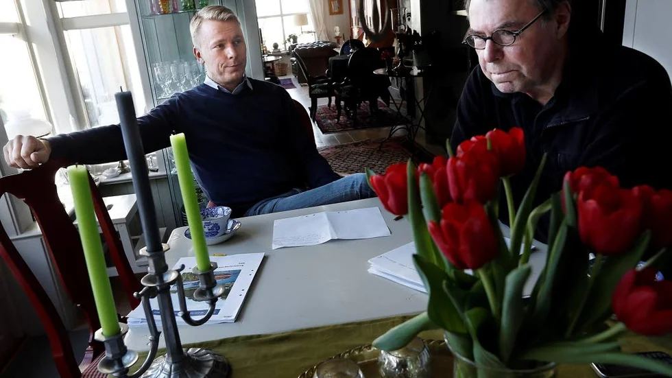 Upprörda. Båtägarna Anders Lindblom och Kjell Johansson uttrycker oro för Kanalens framtid.
