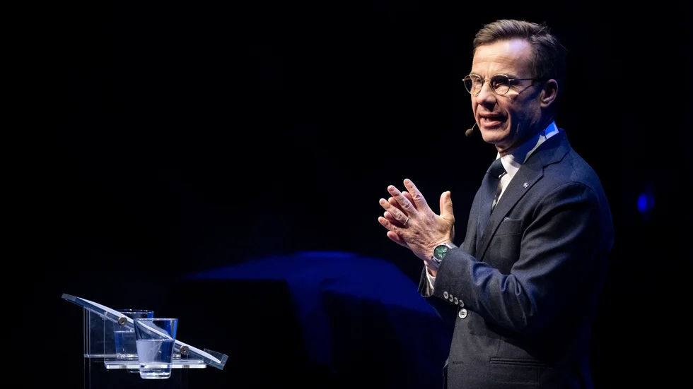 Partiledare Ulf Kristersson kallade Moderaterna för ansvarstagande tråkmånsar i sitt stämmotal. Både rättvist och inte.