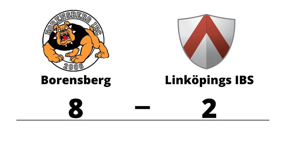 Borensberg IBC vann mot Linköpings IBS U-lag