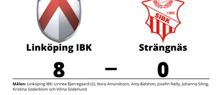 Målfest för Linköping IBK hemma mot Strängnäs