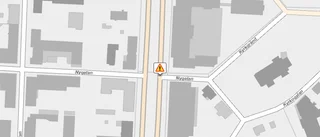 Varnar för problem med trafikljusen på E4 i Skellefteå