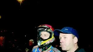 Framgångsrik duo. Bjarne Pedersen och Patrik Olsson kan förväntansfullt se fram emot semifinalerna.Foto: ANDERS LILJEGREN