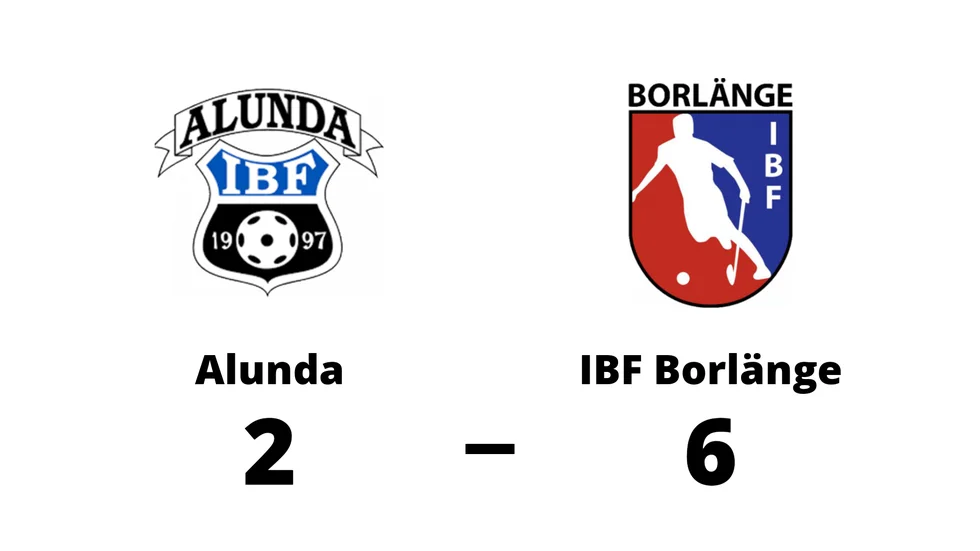 Alunda IBF förlorade mot IBF Borlänge