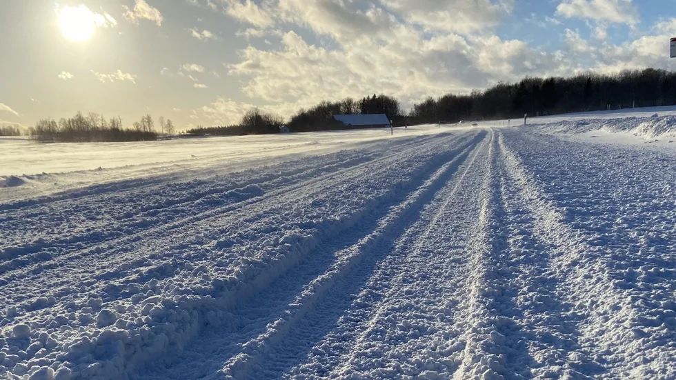 Drivbildning på Vadstenavägen