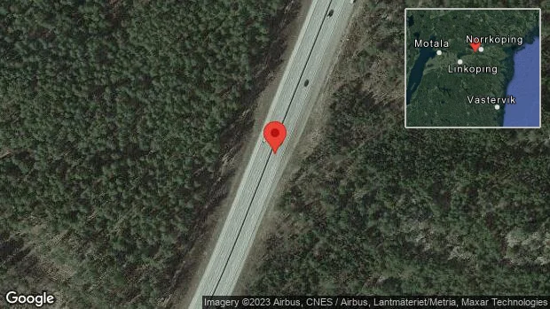 Trafikolycka med en personbil