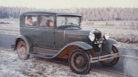 Familjen Gebel på utflykt.