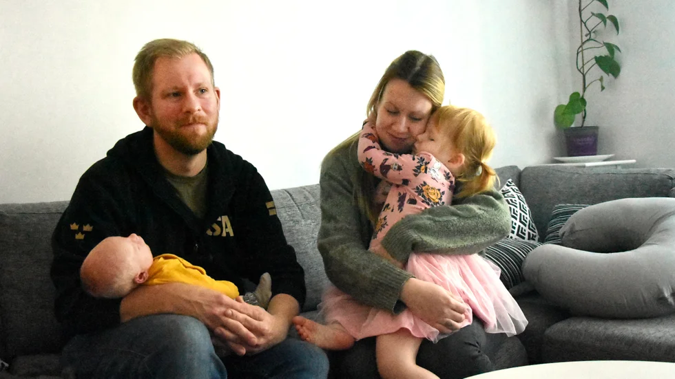 Hannah Karlsson och Marcus Karlsson från Luleå. 
