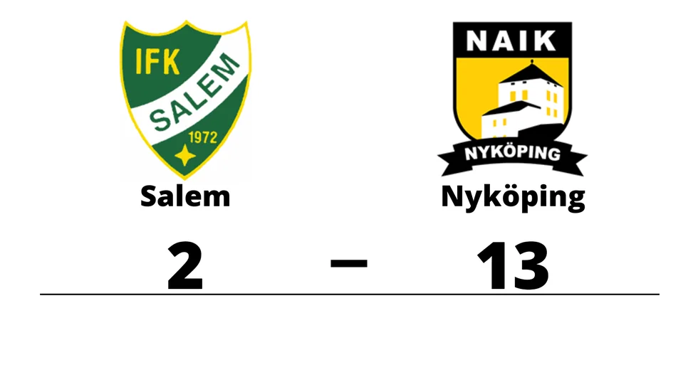 IFK Salem förlorade mot Nyköpings AIK