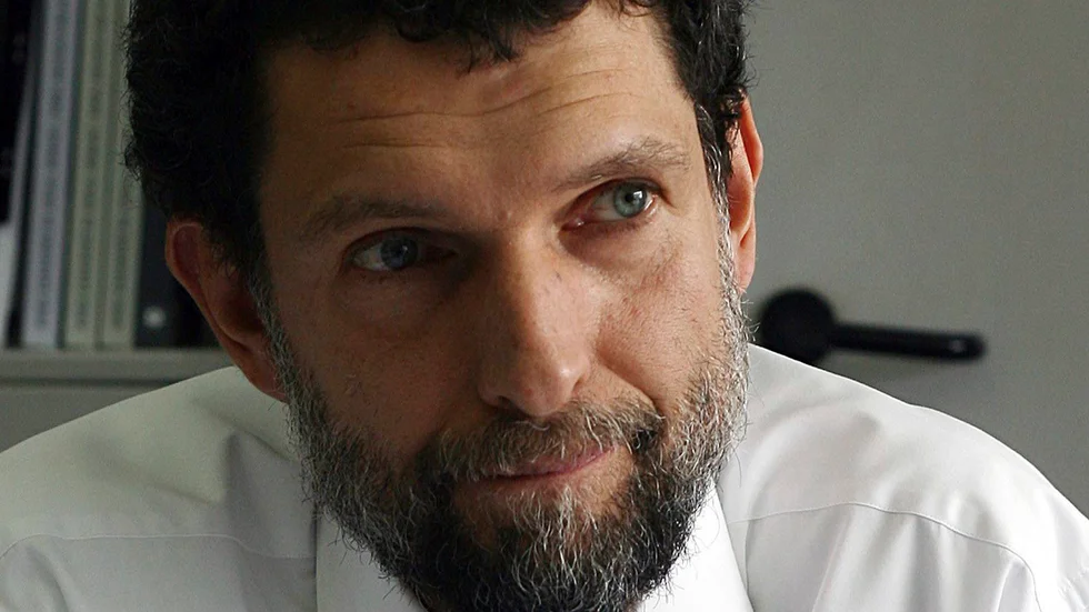Den turkiske aktivisten Osman Kavala. Arkivbild.