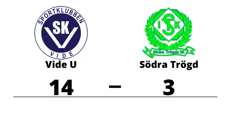 SK Vide U vann mot Södra Trögds IK