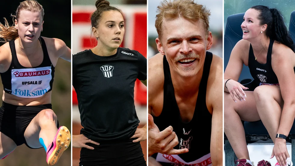 Ebba Svantesson, Klara Helander, Isak Andersson och Caisa-Marie Lindfors är några av Upsala IF:s medaljhopp i SM.