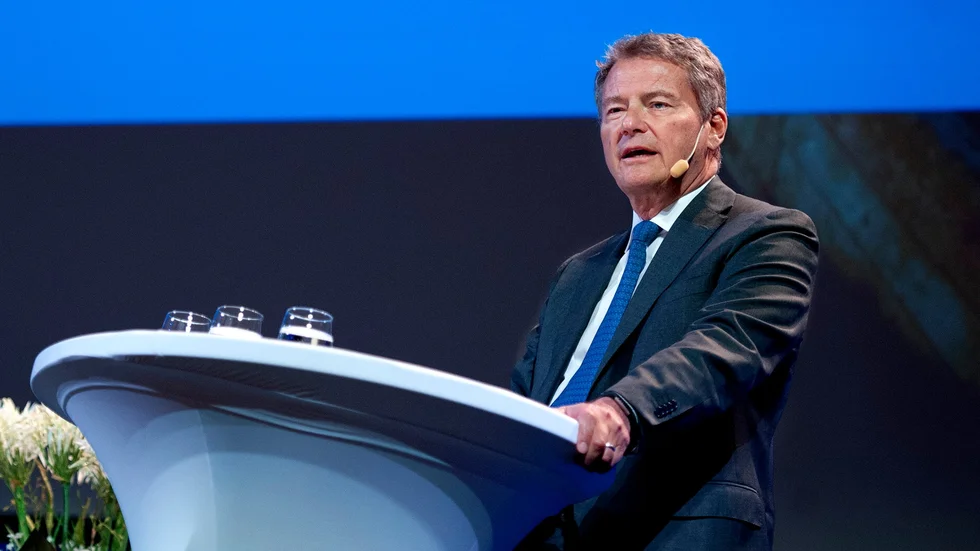Carl-Henric Svanberg har gjort sitt som ordförande för Volvos styrelse. Pressbild.