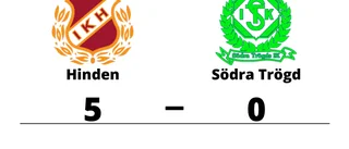 Södra Trögd utklassat av Hinden borta