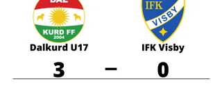 IFK Visby föll på bortaplan mot Dalkurd U17