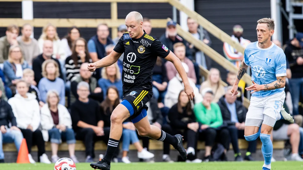 Smedbys Calle Appelquist och Malmös Søren Rieks.