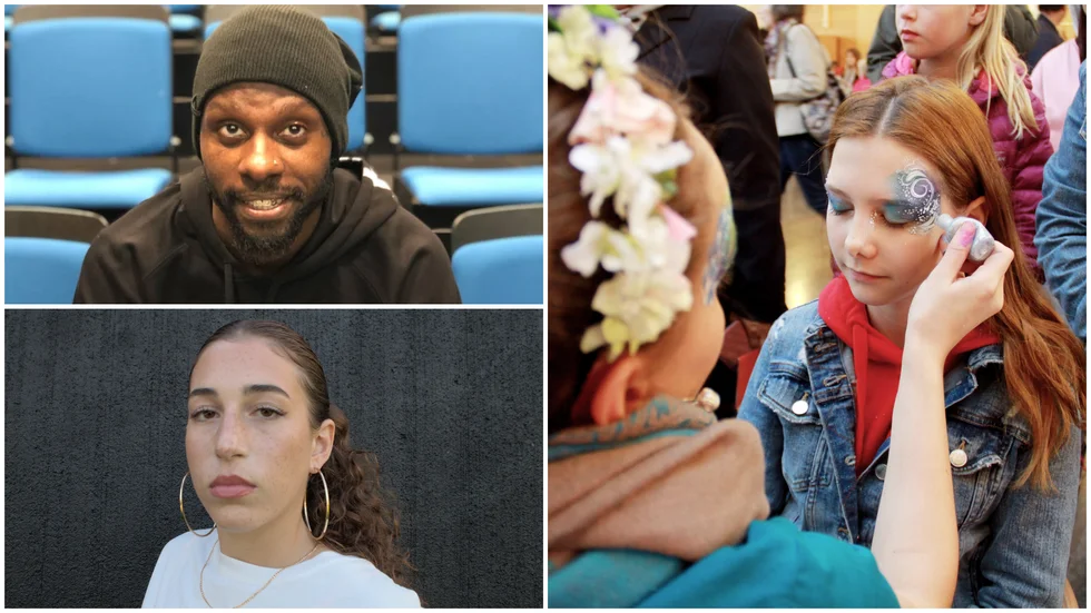 Martin Mutumba och Julia Mraz uppträder på Stenhagens dag, ett arrangemang för alla åldrar.