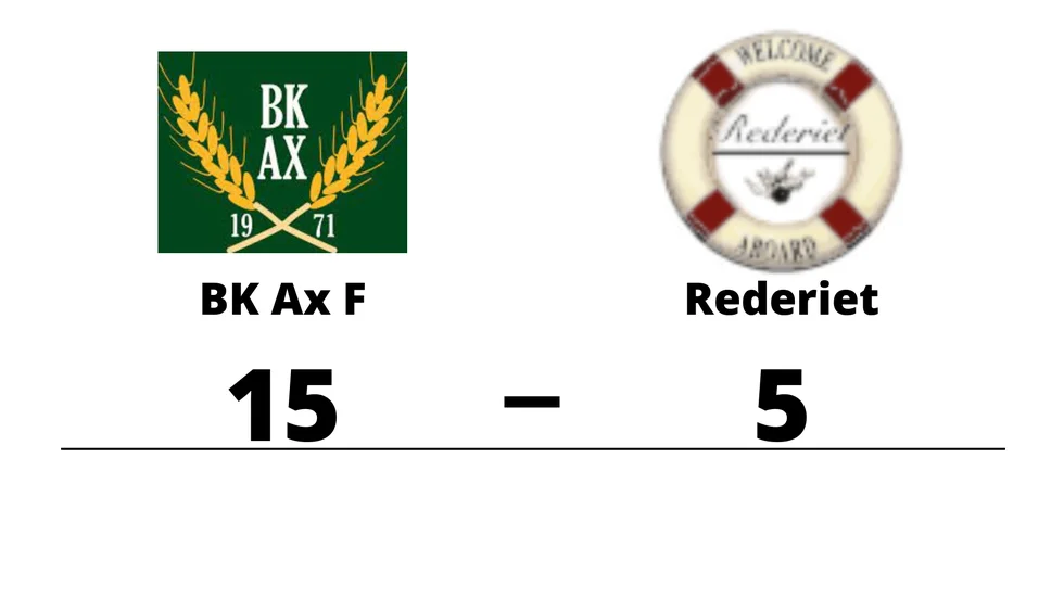 BK Ax F vann mot Rederiet IK