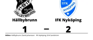 David Johansson målskytt när Hällbybrunn föll