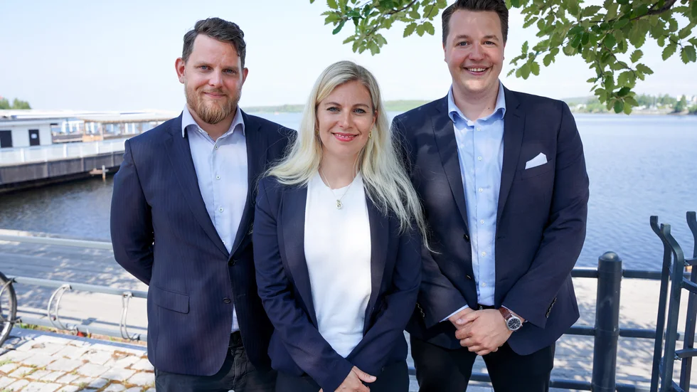Daniel Halvarsson, Johanna Salmi och Oskar Gard är tre av Norra Finans 60 anställda. Tillsammans hjälper de företag att växa genom att erbjuda moderna finanslösningar.