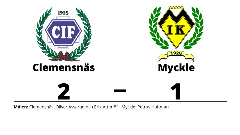 Clemensnäs IF vann mot Myckle IK