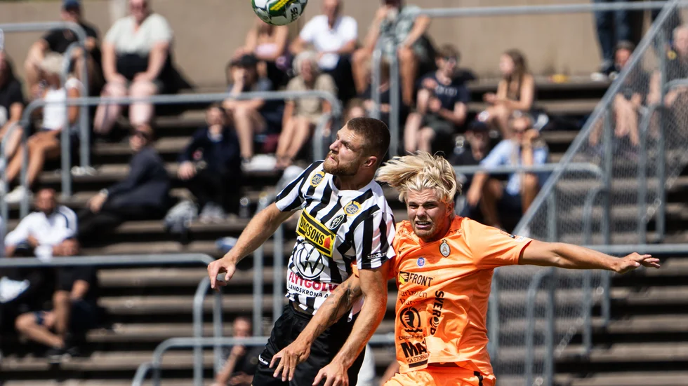 Mattis Adolfsson och hans AFC Eskilstuna förlorade bortamötet med Trelleborg under söndagen. Arkivbild.