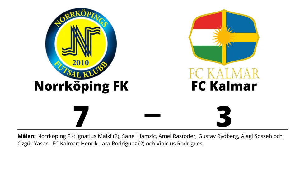 Norrköping Futsal Klubb vann mot FC Kalmar