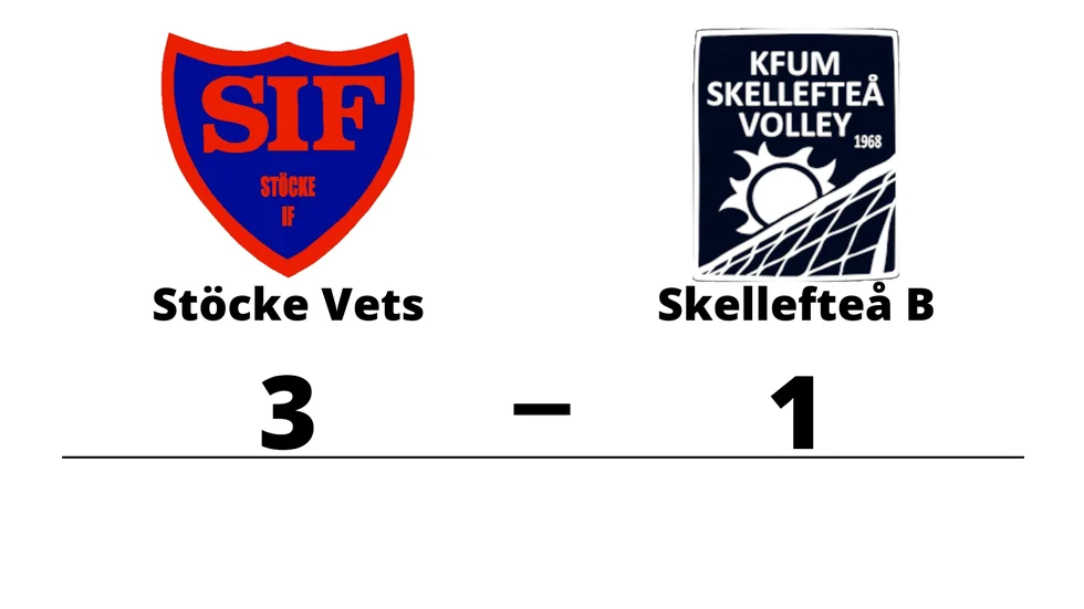 Stöcke Vets vann mot Skellefteå B