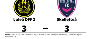 Luleå DFF 2 kryssade mot Skellefteå