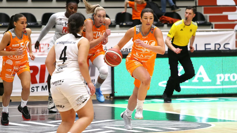Sofie Ljungcrantz gjorde 19 poäng mot Visby.