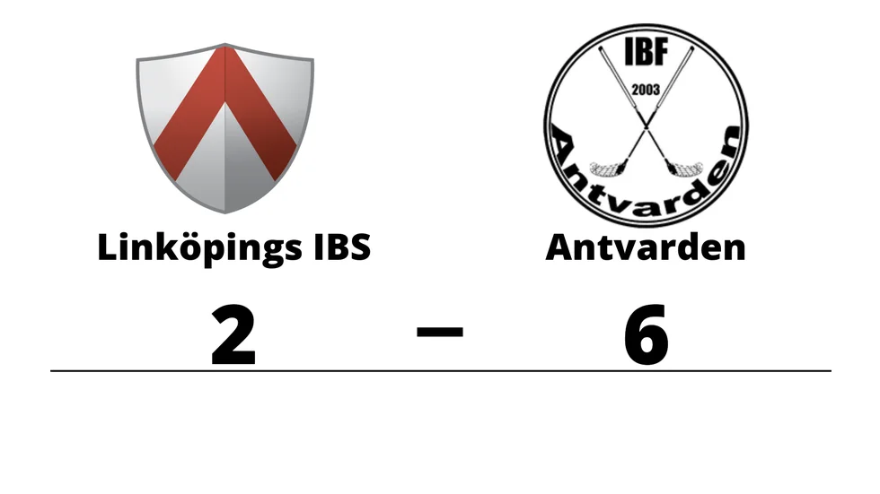 Linköpings IBS U-lag förlorade mot IBF Antvarden