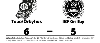 Tobo/Örbyhus för tuffa för IBF Grillby - förlust med 5-6