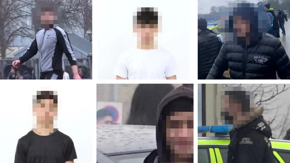Sex män döms efter upploppen i Skäggetorp förra året.