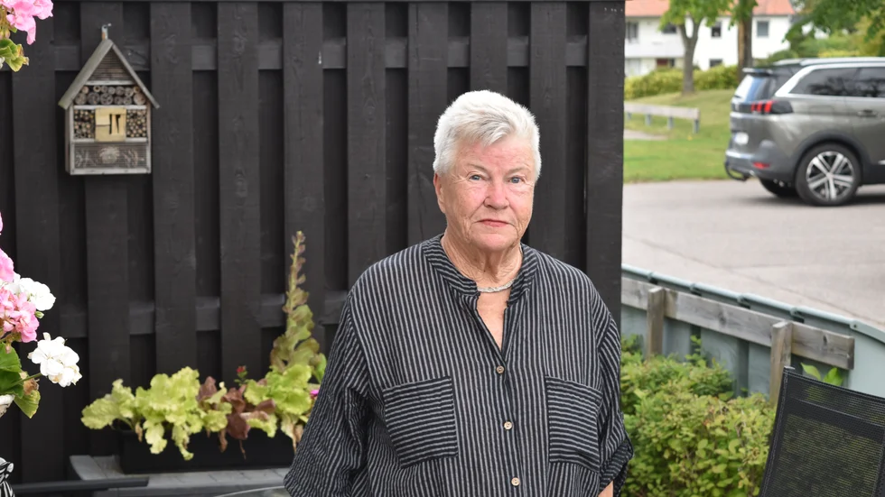 Monika Larsson står nu helt utan kort eller kontanter. 