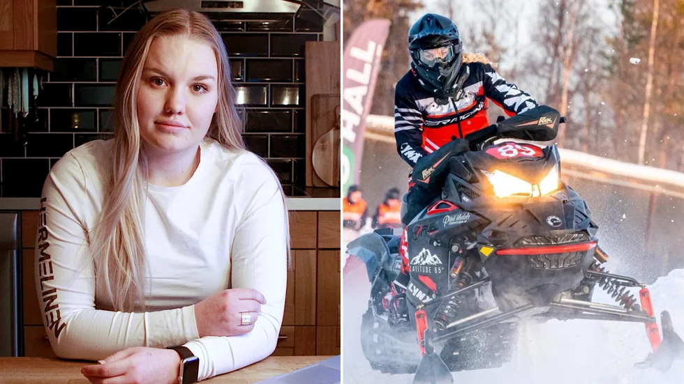 Ebba Sundkvist har drabbats av för många hjärnskakningar. Nu tvingas 25-åringen från Älvsbyn sluta med både skotercross och fotboll. (Arkivbilder)