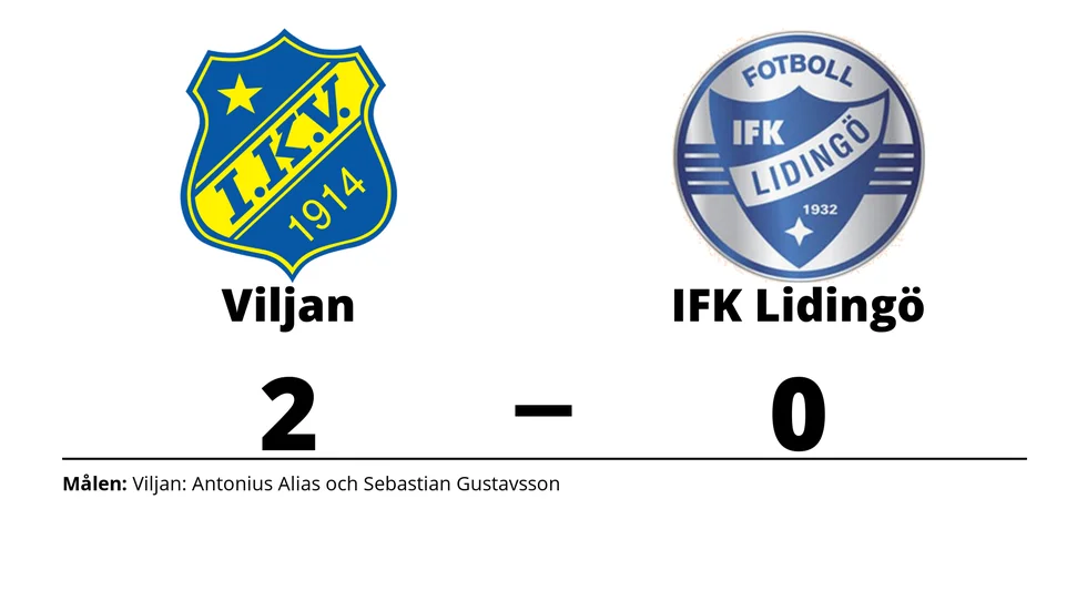 IK Viljan Strängnäs vann mot IFK Lidingö FK