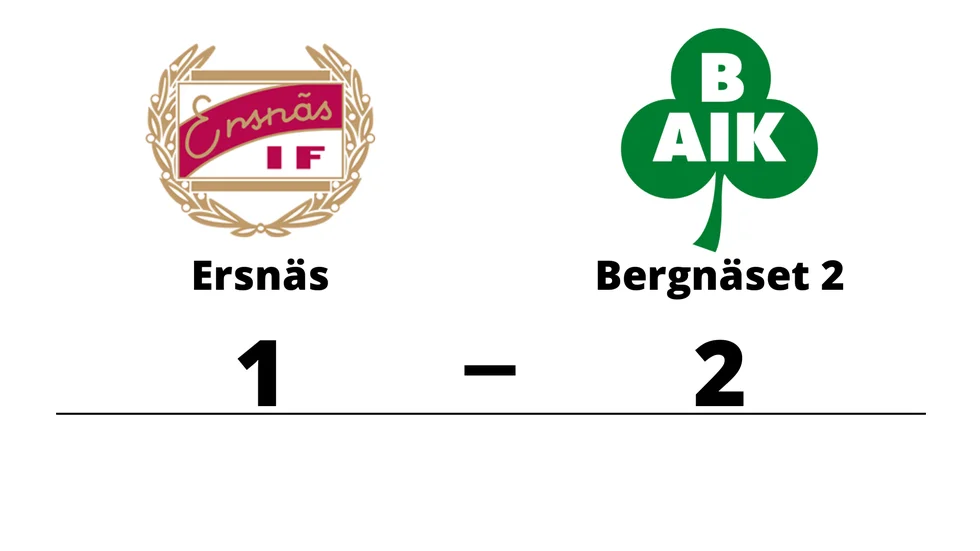 Ersnäs IF förlorade mot Bergnäsets AIK 2