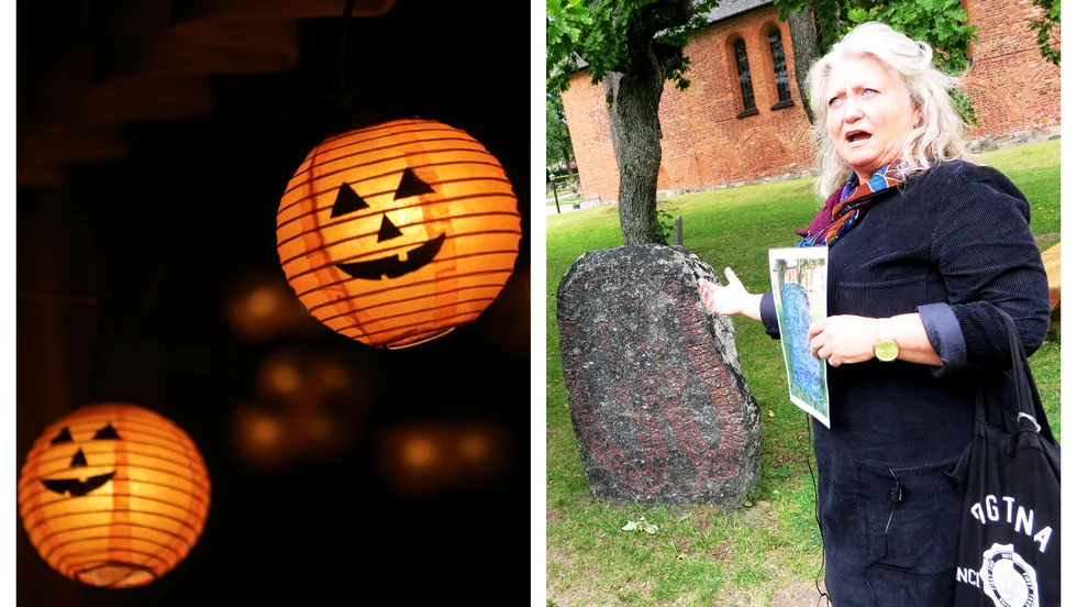 Ansi Jönson håller i spökvandringen genom den drygt tusenåriga staden. Hennes berättelse kommer innehålla allt från lokala saliga andar till vikingakrigare. 