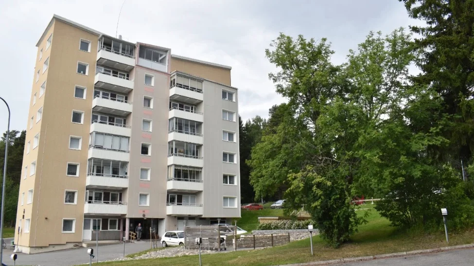 Bakom de befintliga punkthusen på Getberget planeras för en rad till.