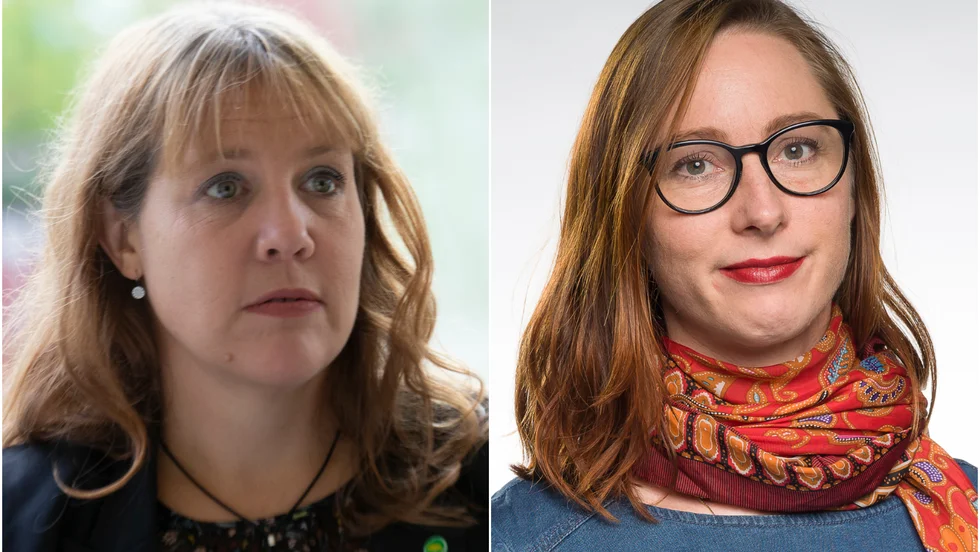 Linda Eskilsson (MP) och Hanna Victoria Mörck (V) tror att de fyra miljoner kronorna i tillfälligt kulturstöd kommer att göra nytta.
