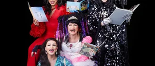 Dragqueens läser sagor för barn